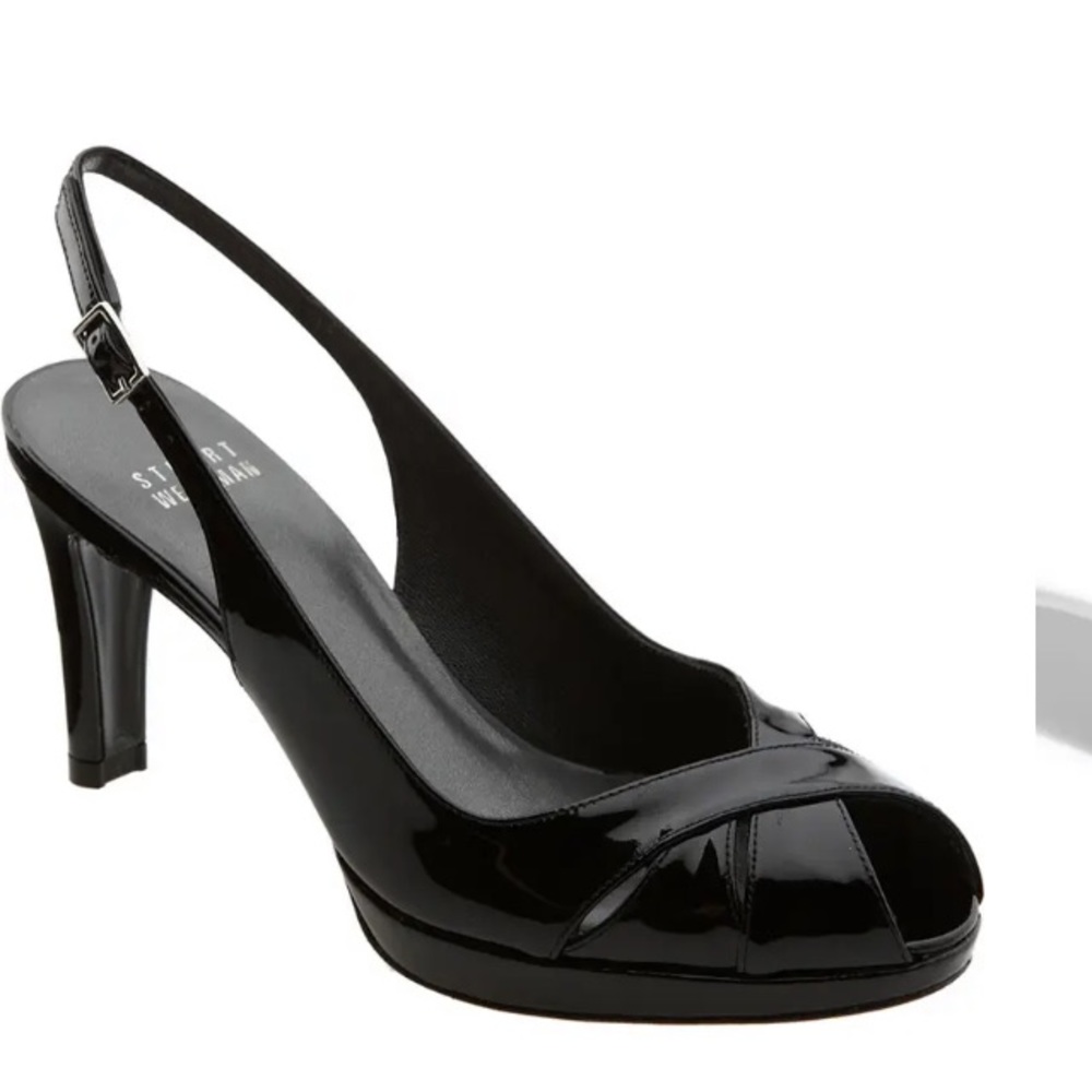 Stuart Weitzman Peekapoo' Slingback Patent Leather - image 1